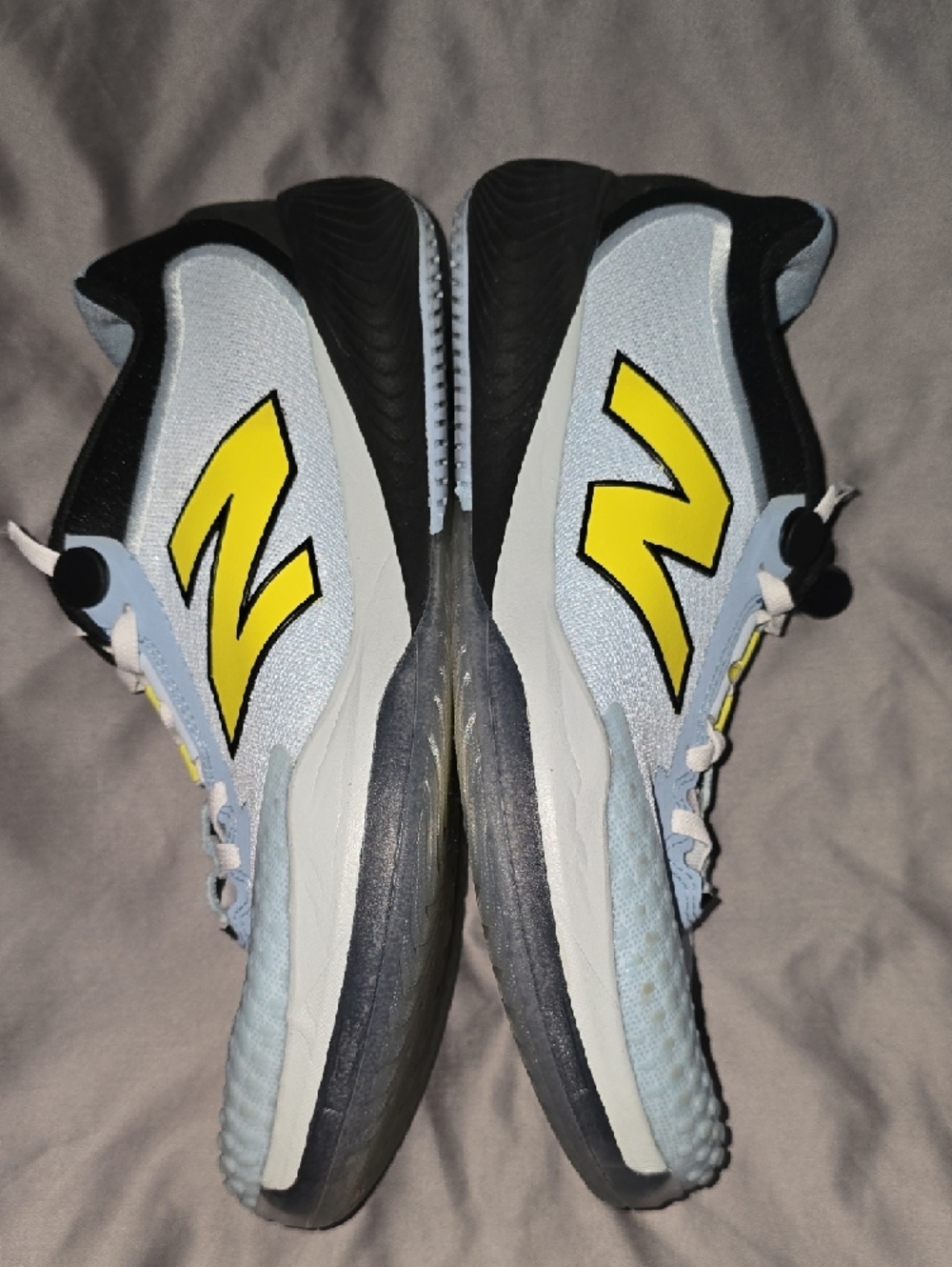 New Balance 996 Light Blue Black Yellow TENNIS/ PICKLEBALL Shoes‎ - Picture 3 of 5
